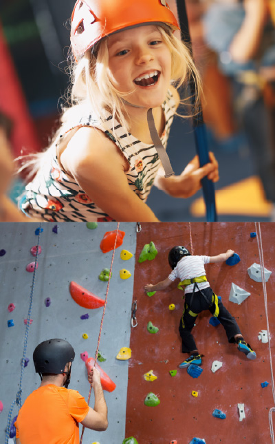 Climbing and Snowboarding